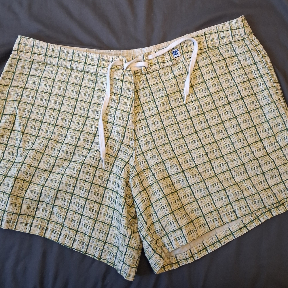 Casual Plaid Shorts with Drawstring By XELOSETTE